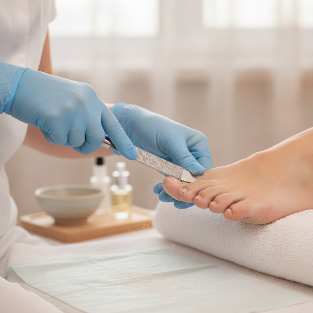 focused photo of Callus Removal